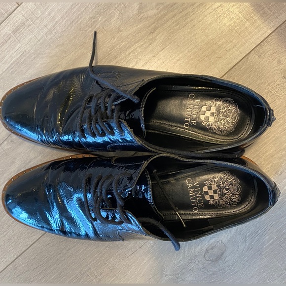 Vince Camuto patent leather oxfords size 36.5 - Picture 3 of 4